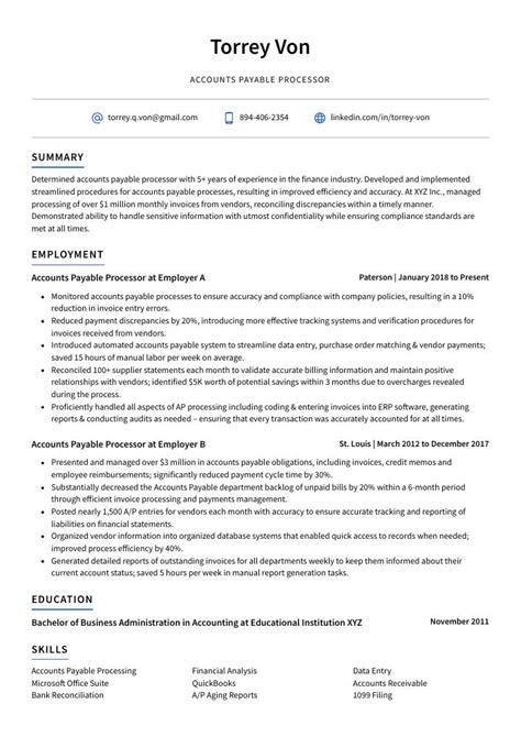 Image result for Accounts Payable Processor