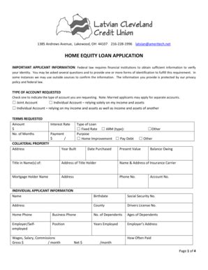 18 Printable home equity loan requirements Forms and Templates ...