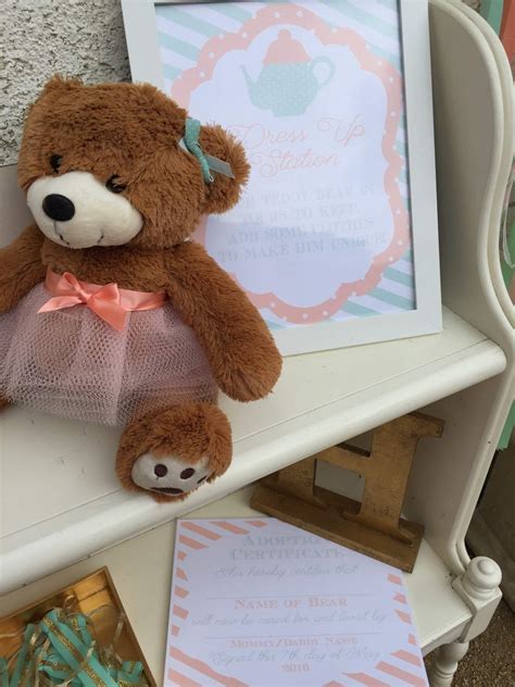 Teddy Bear Tea Party Birthday Party Ideas | Photo 9 of 32 | Catch My Party
