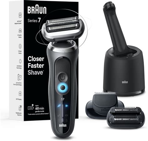Amazon.com: Braun Electric Shaver for Men, Series 7 7185cc, Waterproof ...