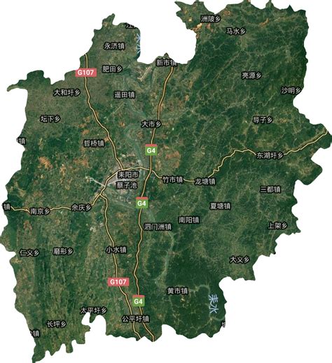衡阳市高清卫星地图,Bigemap GIS Office
