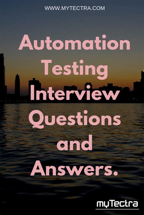 Image result for Automation Testing Interview Questions for Experienced