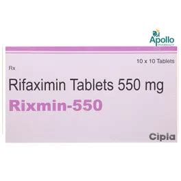 Rixmin-550 Tablet | Uses, Side Effects, Price | Apollo Pharmacy