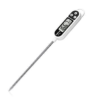 Digital Cooking Thermometers, Accevo Larger Screen Display Stainless ...