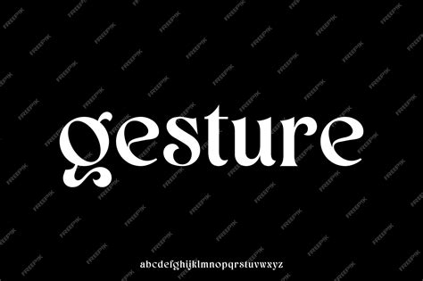 Premium Vector | Elegant unique natural curvy alphabet display font vector creative decorative ...