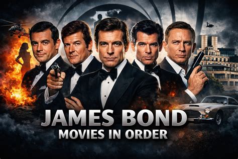 All James Bond Movies in Order