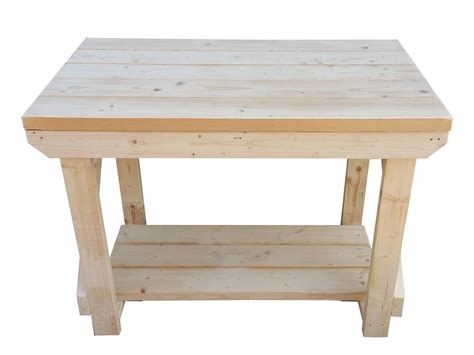 Buy Wooden Workbench Made From Construction Grade C24 2x6 Timber ...