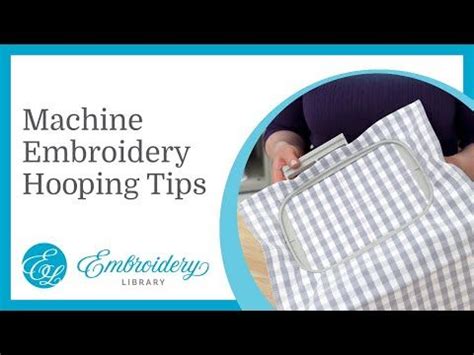 Machine Embroidery Hooping Tips 的图像结果