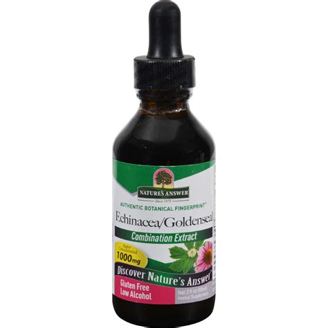 Echinacea and Goldenseal Root 2oz Low Alcohol - Walmart.com
