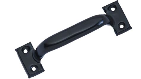 QCAA Garage Door Pull Handle, 8", Steel, Black Coated, Made in Taiwan ...