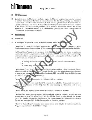 Fillable Online Request for Quotation Template - RFP360Request for ...