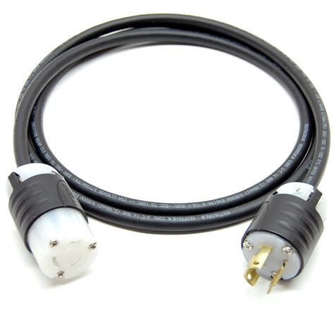 Extension cord for 240V pump with twist lock plug (L6-15R to L6-15P ...