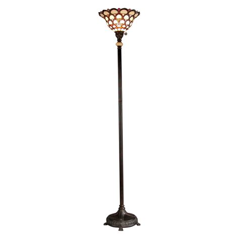 Glass art in your home: Peacock floor lamp - Warisan Lighting