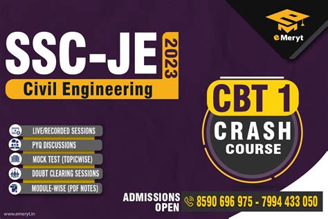 SSC JE 2023 Civil Engineering