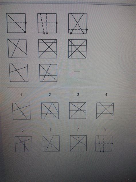 Image result for Ravens Progressive Matrices Answer Key