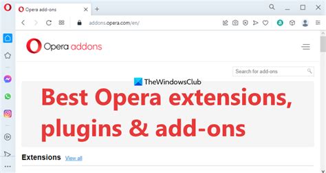 Image result for Opera Extensions