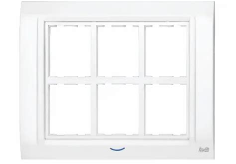 Modular Switch Plate - 8 Module Horizontal Modular Wall Switch Plate ...