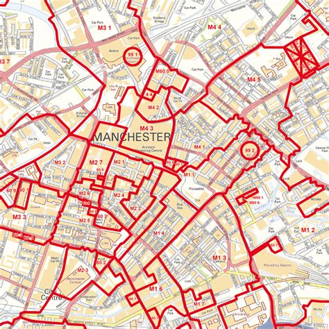 Map Of Manchester City Centre Manchester City Centre Development Map