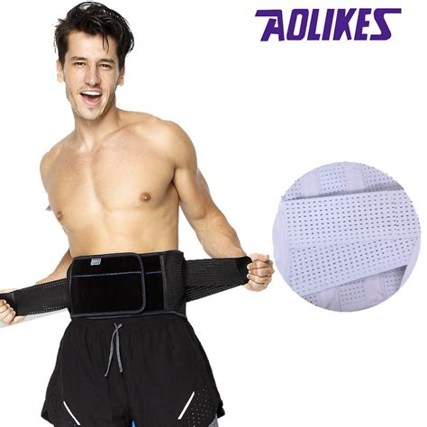 AOLIKES Fitness Protection Belts Bodybuilding Belt Back Waist Support ...