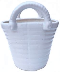 Agarwals enterprises MEDIUM BUCKET SHAPE CERAMIC POT Plant Container ...