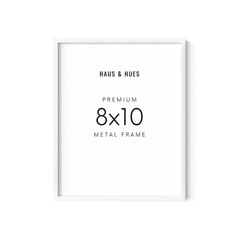 Haus and Hues 8x10 White Picture Frame - 8x10 White Frame, White 8x10 ...