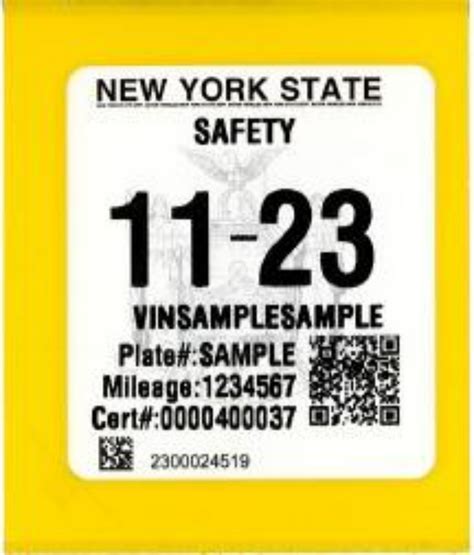 New and Improved Vehicle Inspection Stickers for NYS | Rockland Daily