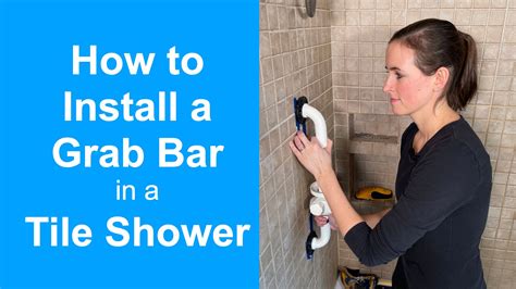 How To Install Bathroom Grab Bars On Tile - Artcomcrea