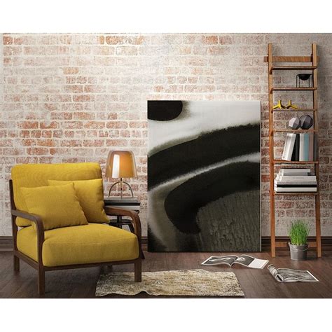GIANT ART Wood 28-in H x 22-in W Abstract Print on Canvas in the Wall ...