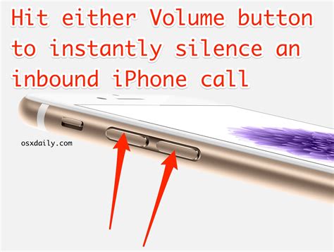 Silence iPhone Ringer by Hitting Volume Buttons