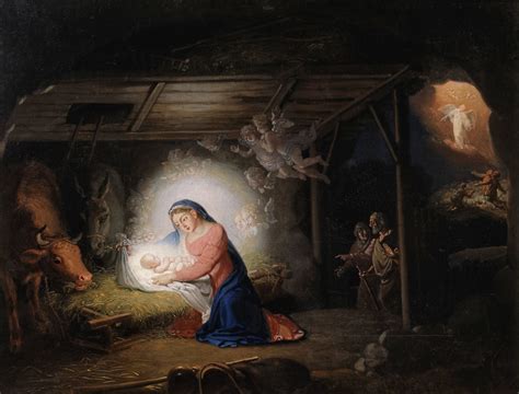The Nativity of Christ - Vladimir Borovikovsky - WikiArt.org ...