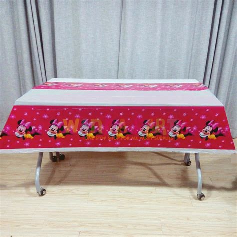 Minnie Mouse Table Cover – WannaParty