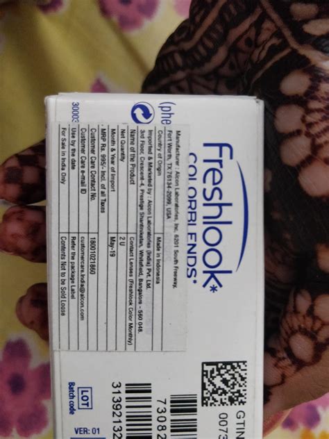 ALCON Freshlook Colorblends Amethyst Powerless - 2 Lens Pack : Amazon ...