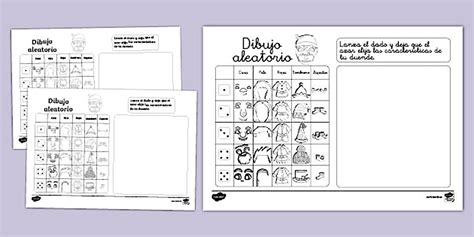 * NEW * Ficha de actividad: Dibujo aleatorio - Duendes