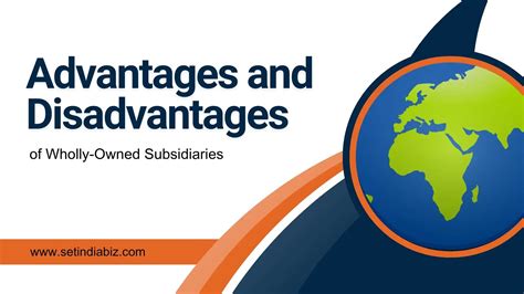 Advantages & Disadvantages of Wholly Owned Subsidiary Explained