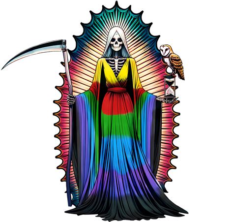 Exploring the Vibrant Mystique of Santa Muerte: Colors, Symbols, and ...