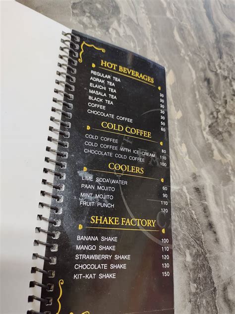 Menu at The Factory Café, Jalandhar, Shop no-150