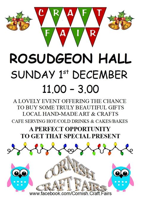 Rosudgeon Christmas Craft fair, Rosudgeon, Penzance, 1 December 2024 ...