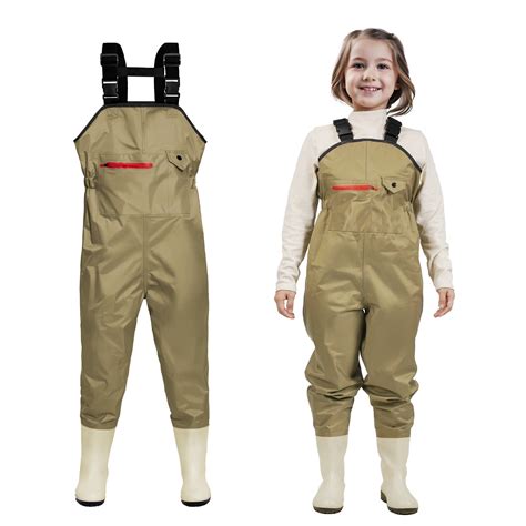 Ghosthorn Chest Waders for Kids Waterproof Youth Waders for Hunting Fishing Waders with Boots ...