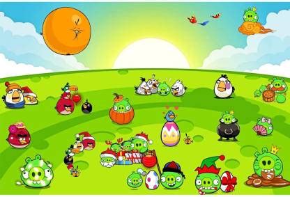 Angry Bird Family Premium Poster Paper Print - ArtzFolio.com posters ...
