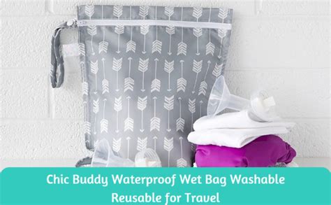 Buy Chic Buddy Wet Bag - Dry Bag, Baby Travel Essentials, Swim Bag ...