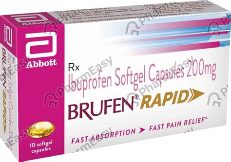Brufen 200 MG Capsule (10): Uses, Side Effects, Price & Dosage | PharmEasy
