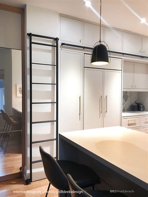 Image result for Rolling Library Ladder How to Build