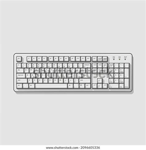 Computer Keyboard White Background 的图像结果