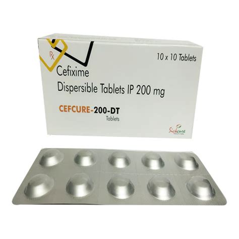 Cefcure-200-DT Tablets Sickcure Pharmaceuticals Pvt. Ltd.