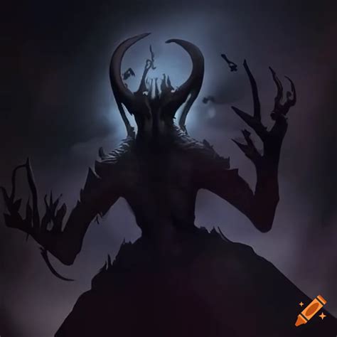 Shadow demon on Craiyon