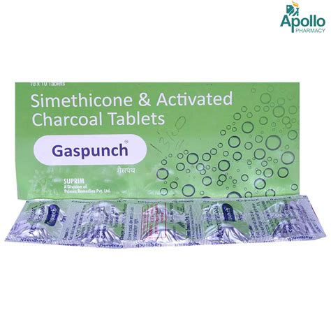 Gaspunch Tablet 10's Price, Uses, Side Effects, Composition - Apollo ...