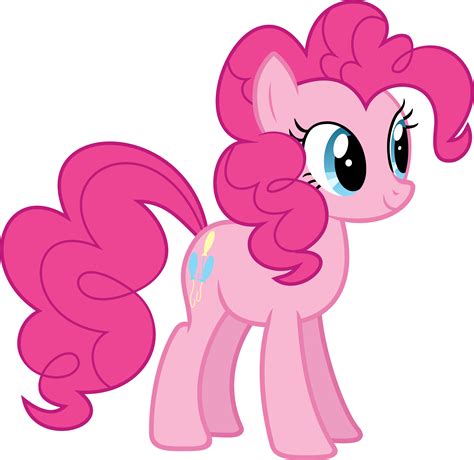 Pinkie Pie Cutie Mark Vector