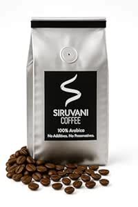 Siruvani Roasted Coffee Beans – 500 Gram | Premium 100% Arabica ...