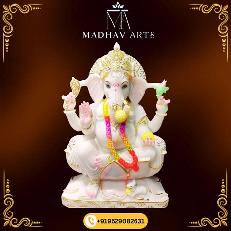 Marble Ganesh Murti | Ganesh Marble Murti for Home