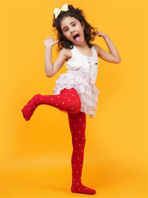 Angel Star Stockings - Red – Next2Skin.in